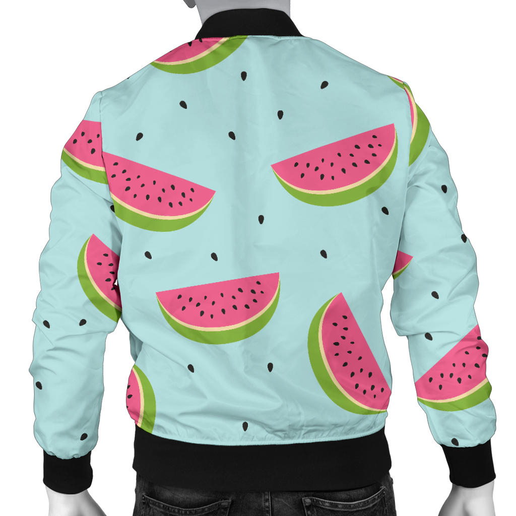 Watermelon Pattern Print Design WM06 Men Bomber Jacket