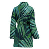 Tropical Flower Pattern Print Design TF011 Women Bathrobe