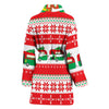 Camper Camping Ugly Christmas Design Print Women Bathrobe