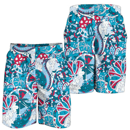 Funky Retro Pattern Print Design A05 Mens Shorts