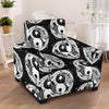 Yin Yang Koi Fish Armchair Slipcover