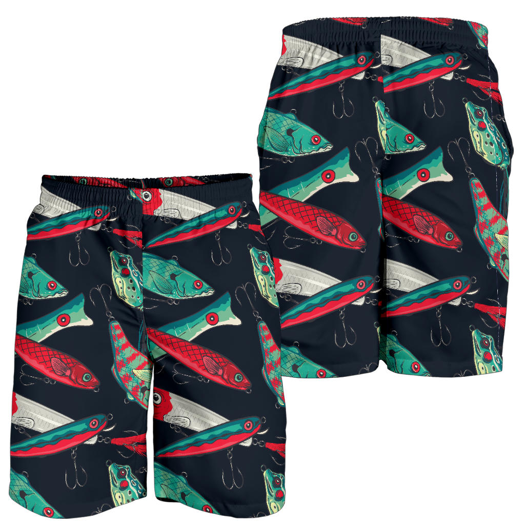 Fishing Bait Pattern Mens Shorts