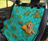 Sea Turtle Pattern Print Design T010 Rear Dog  Seat Cover