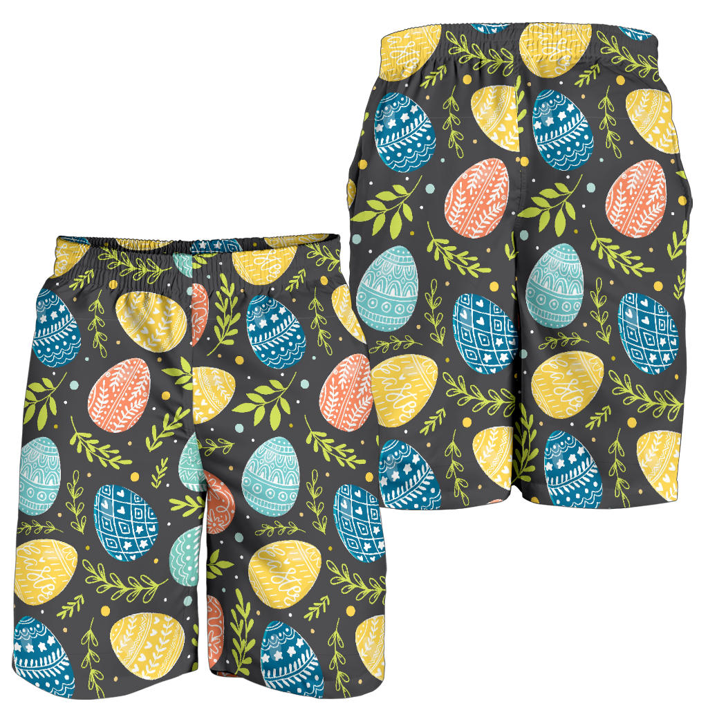 Easter Eggs Pattern Print Design RB01 Mens Shorts