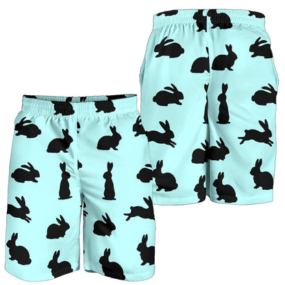 Rabbit Pattern Print Design RB010 Mens Shorts