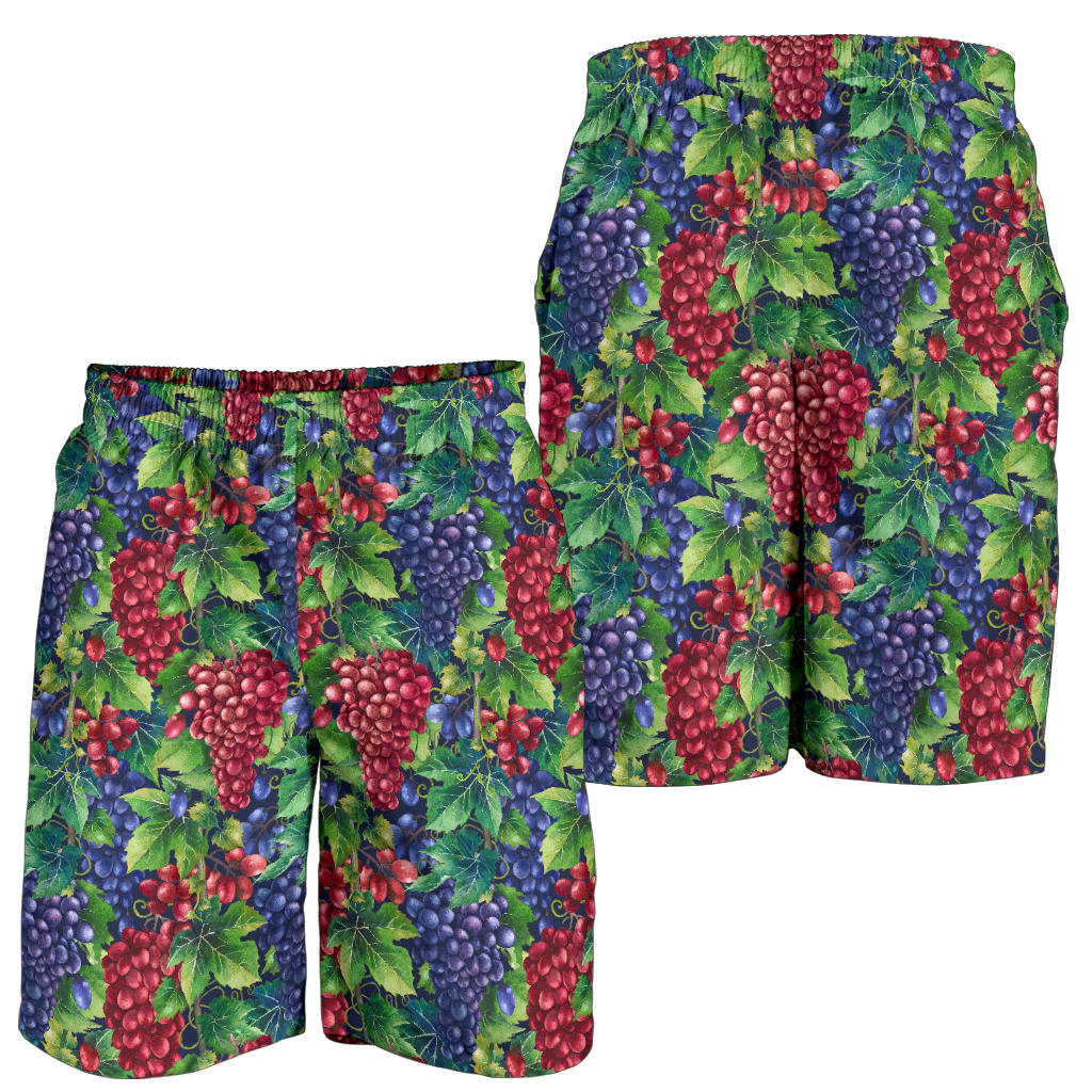 Grape Pattern Print Design GP02 Mens Shorts