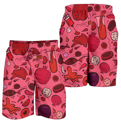 Phlebotomist Pattern Print Design A01 Mens Shorts