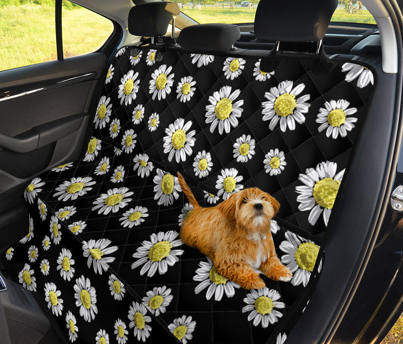 Daisy Pattern Print Design DS01 Rear Dog  Seat Cover