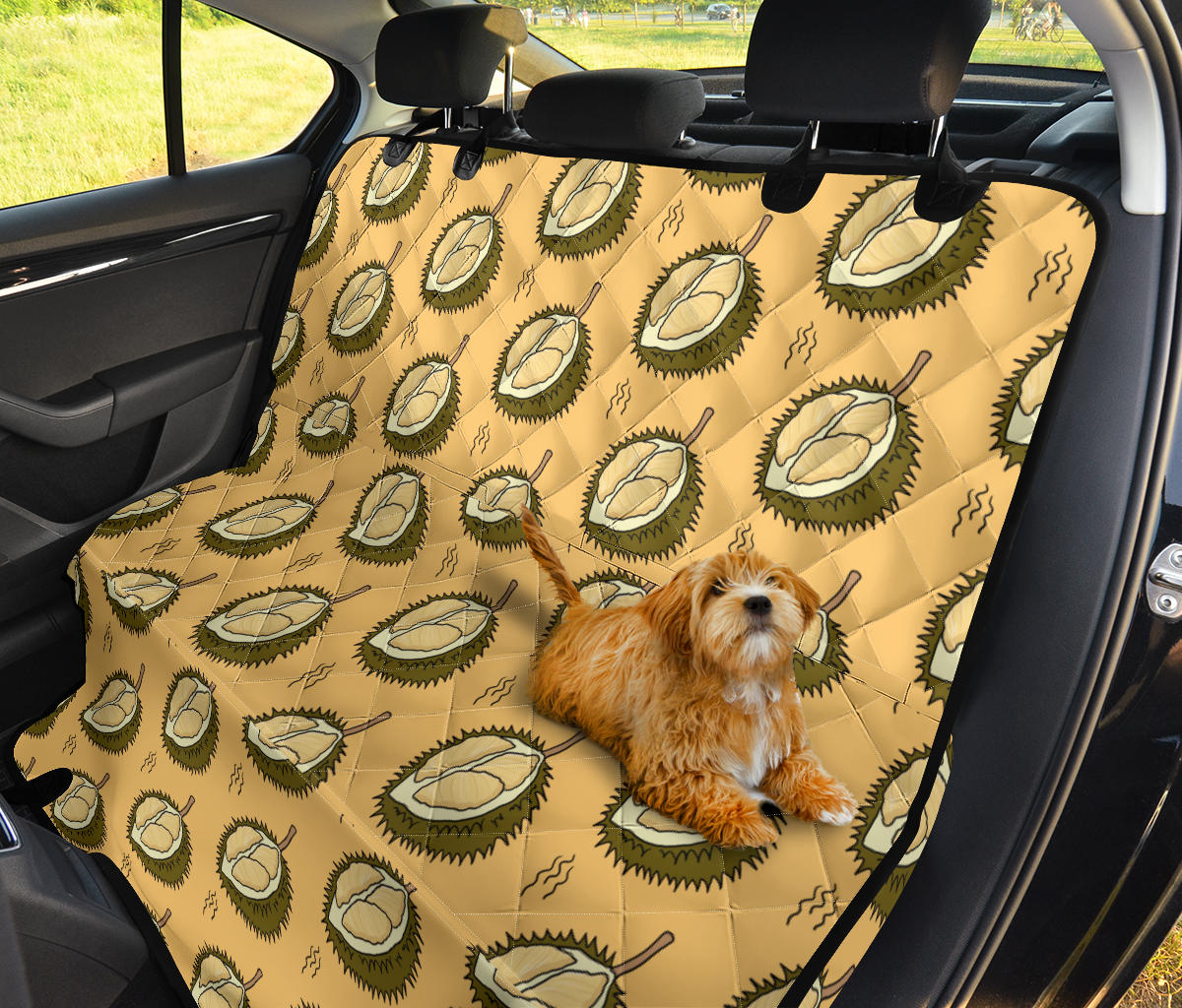 Durian Pattern Print Design DR02 Rear Dog  Seat Cover