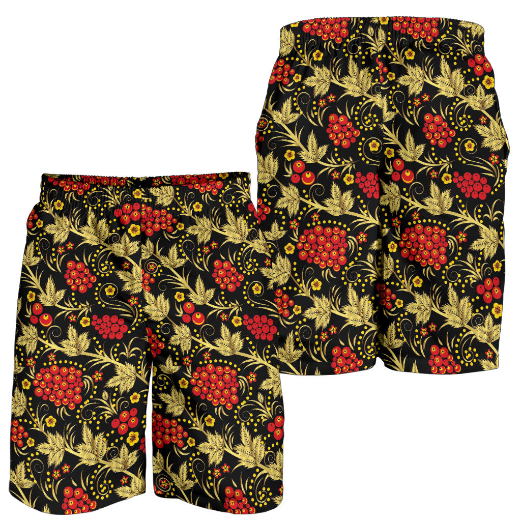 Cranberry Pattern Print Design CB02 Mens Shorts