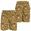 Native Indian Buffalo head Mens Shorts