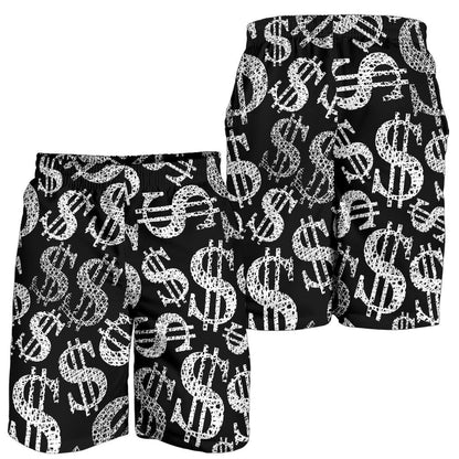 Money Pattern Print Design 02 Mens Shorts