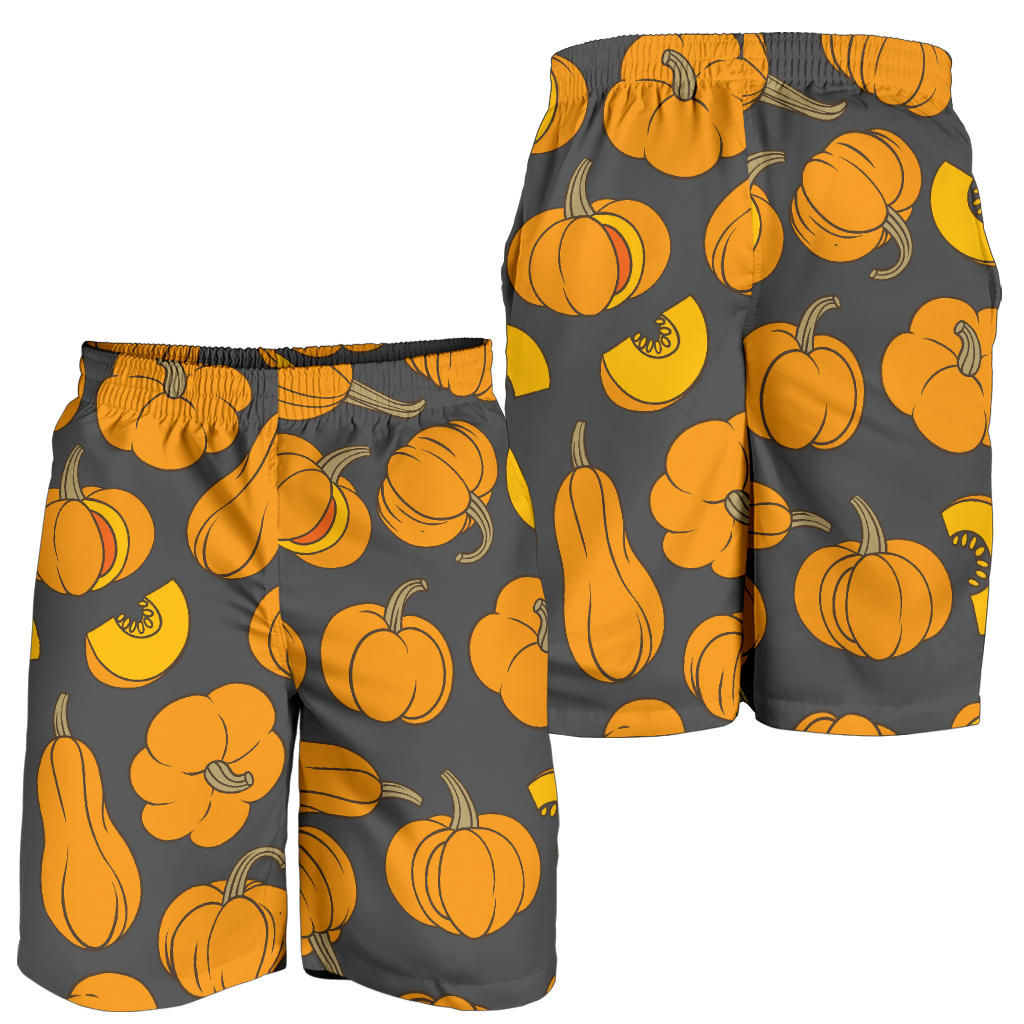 Pumpkin Pattern Print Design A03 Mens Shorts