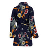 Summer Floral Pattern Print Design SF01 Women Bathrobe