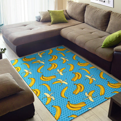 Banana Pattern Print Design BA08 Area Rugs