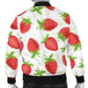 Strawberry Pattern Print Design SB07 Men Bomber Jacket