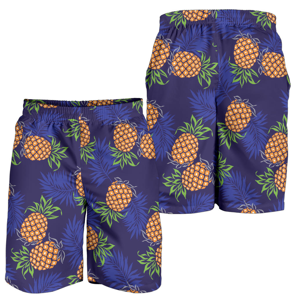 Pineapple Pattern Print Design PP02 Mens Shorts