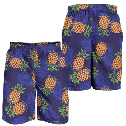 Pineapple Pattern Print Design PP02 Mens Shorts