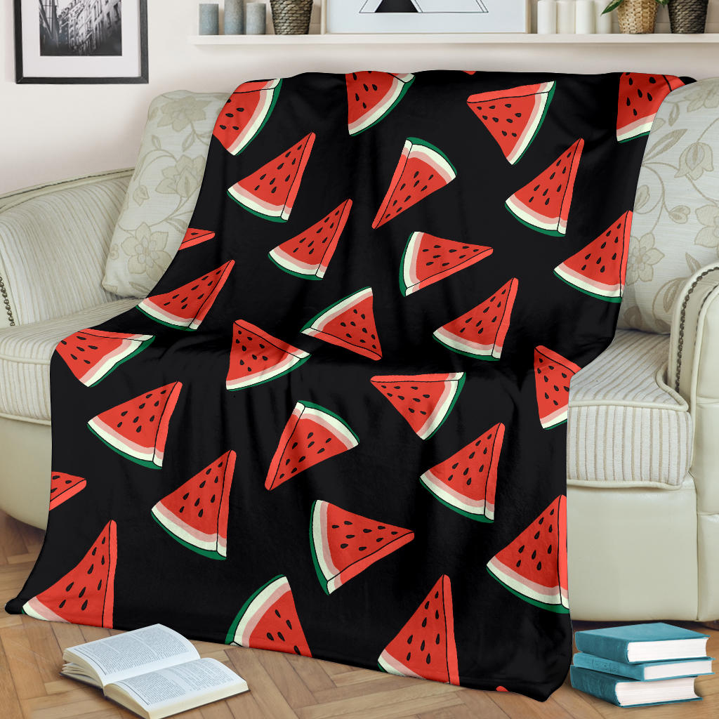 Watermelon Pattern Print Design WM01 Fleece Blanket