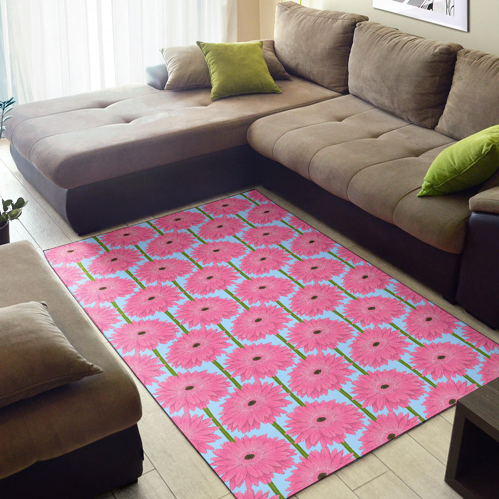 Gerberas Pattern Print Design GB01 Area Rugs