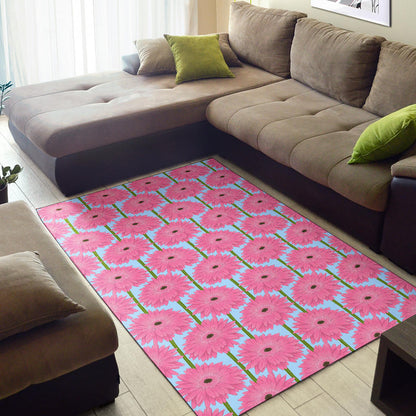 Gerberas Pattern Print Design GB01 Area Rugs