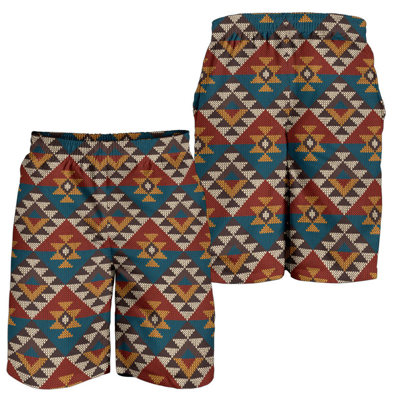 Knit Aztec Tribal Mens Shorts