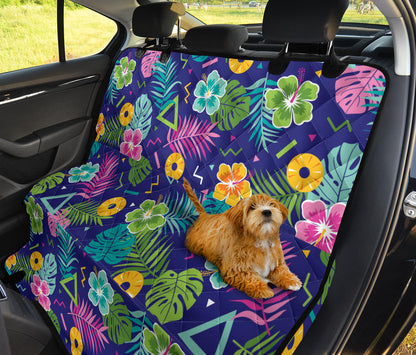 Hawaiian Themed Pattern Print Design H014 Rear Dog  Seat Cover