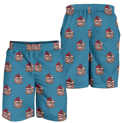 Pancake Pattern Print Design A03 Mens Shorts