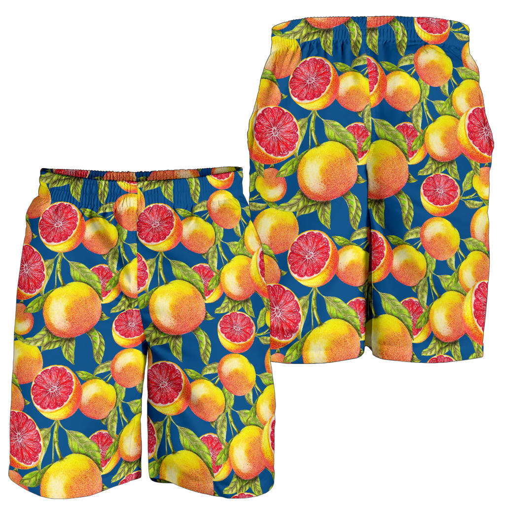 Grapefruit Pattern Print Design GF04 Mens Shorts