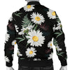 Daisy Pattern Print Design DS07 Men Bomber Jacket