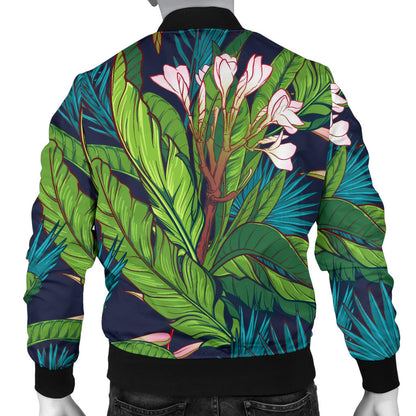 Rainforest Pattern Print Design RF01 Men Bomber Jacket