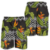 Bird Of Paradise Pattern Print Design BOP07 Mens Shorts