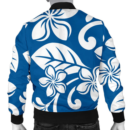 Plumeria Pattern Print Design PM013 Men Bomber Jacket