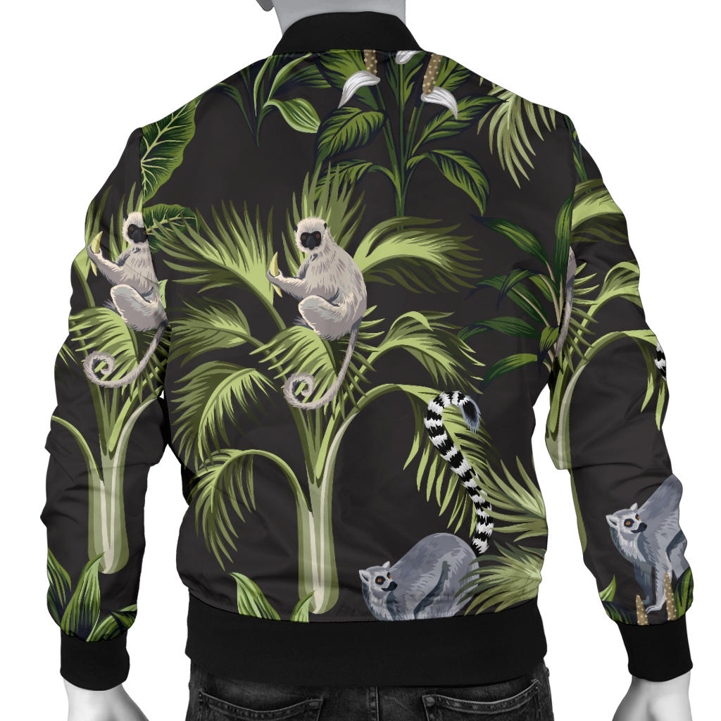 Rainforest Pattern Print Design RF05 Men Bomber Jacket