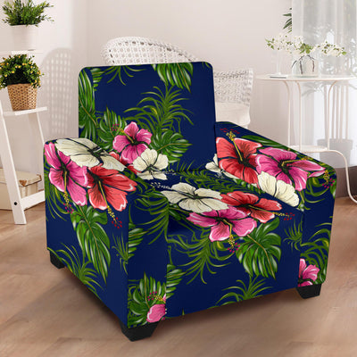 Hibiscus Pattern Print Design HB028 Armchair Slipcover