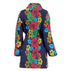 Hawaiian Themed Pattern Print Design H03 Women Bathrobe