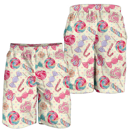 Candy Pattern Print Design CA04 Mens Shorts