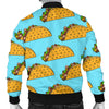 Taco Pattern Print Design TC03 Men Bomber Jacket