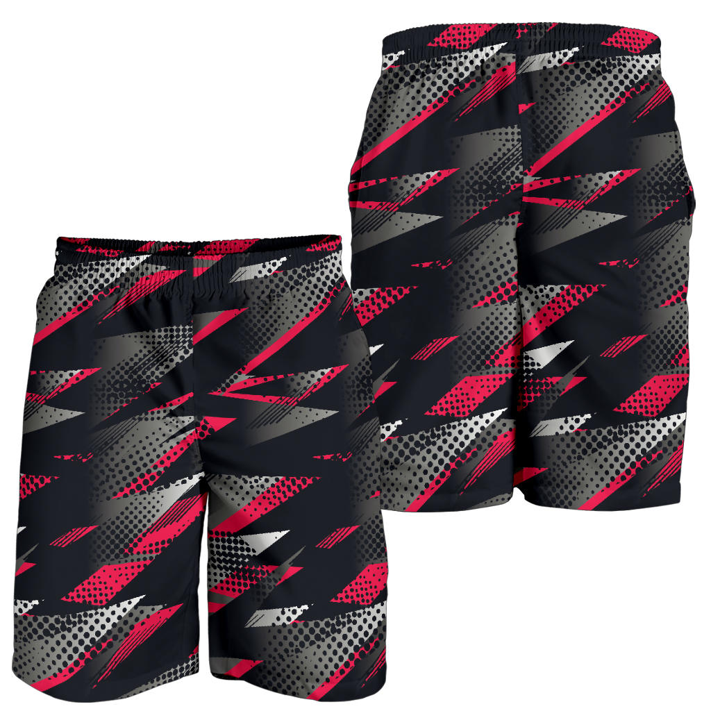 Racing Style Pattern Print Design A04 Mens Shorts