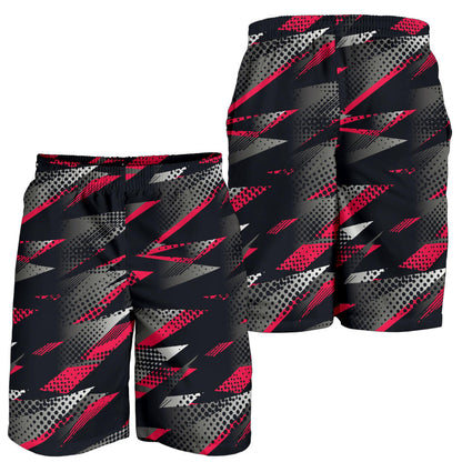 Racing Style Pattern Print Design A04 Mens Shorts