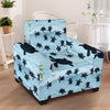 Sea Turtle Pattern Print Design T011 Armchair Slipcover