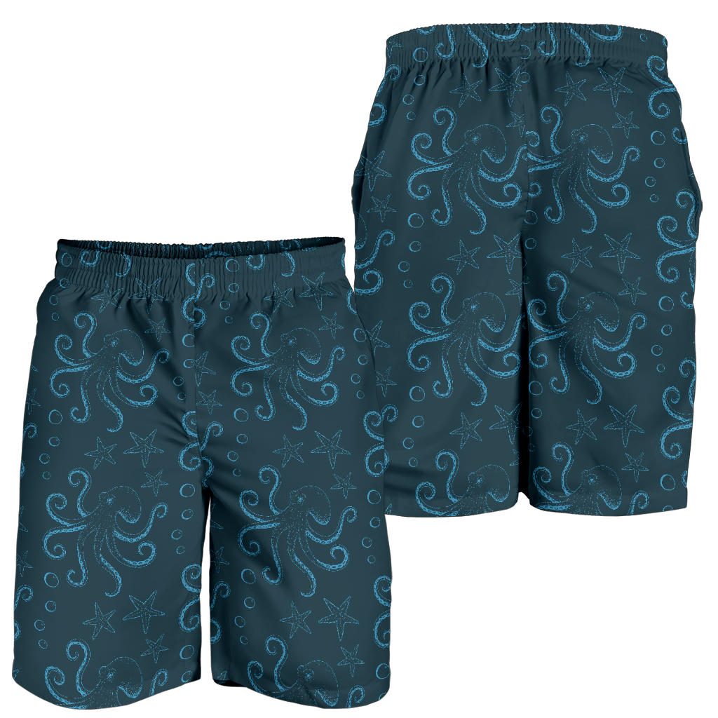 Octopus Pattern Print Design A05 Mens Shorts