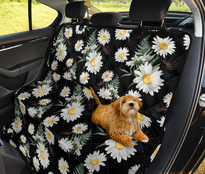 Daisy Pattern Print Design DS07 Rear Dog  Seat Cover