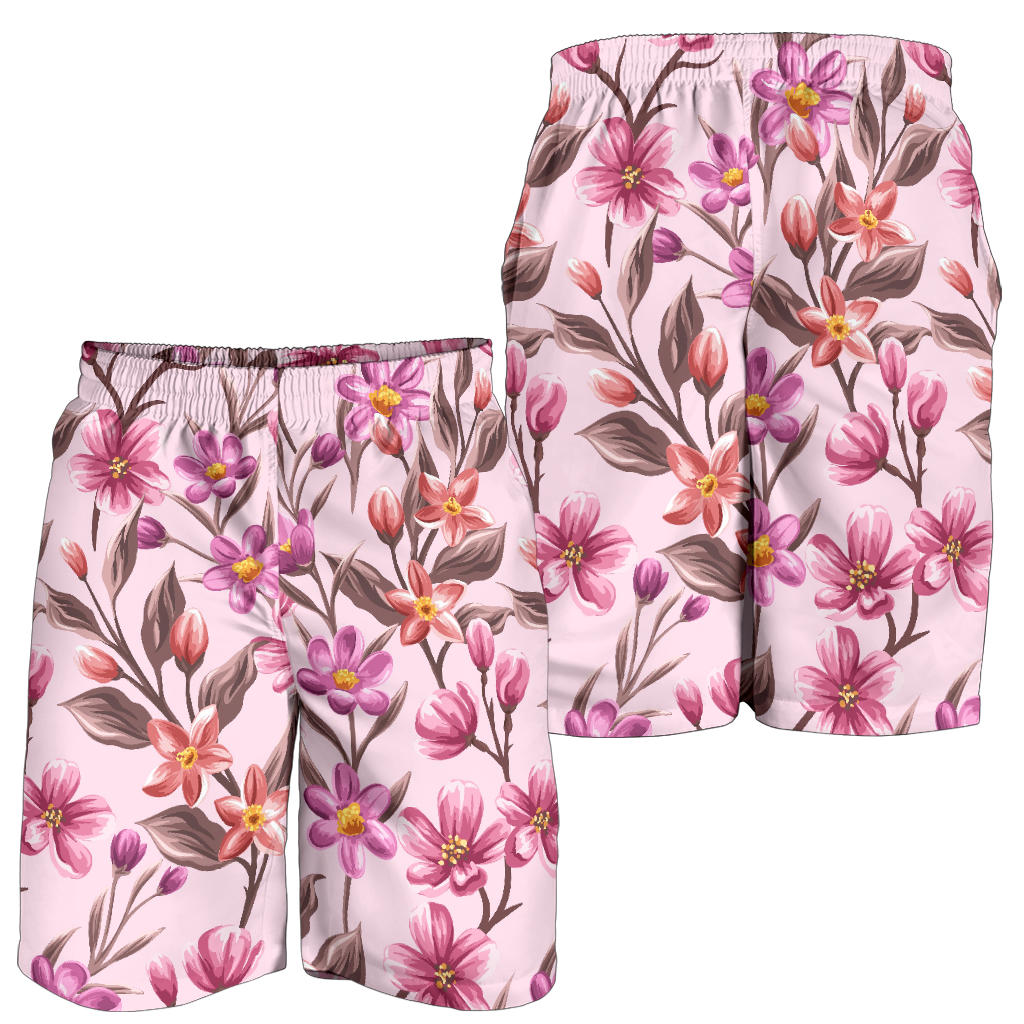 Summer Floral Pattern Print Design SF09 Mens Shorts