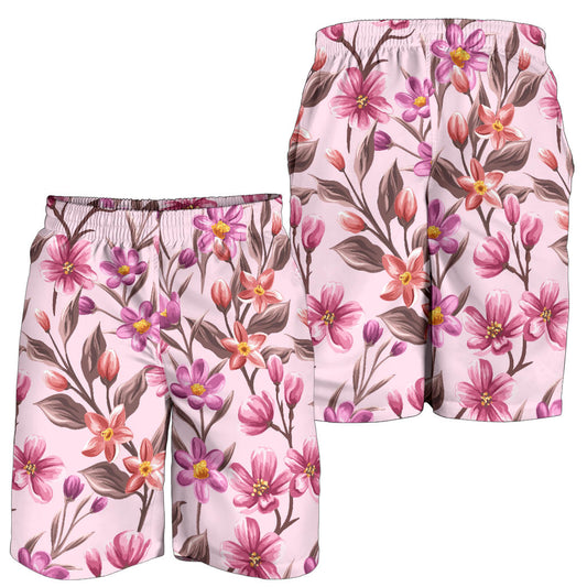 Summer Floral Pattern Print Design SF09 Mens Shorts