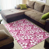 Cherry Blossom Pattern Print Design CB02 Area Rugs