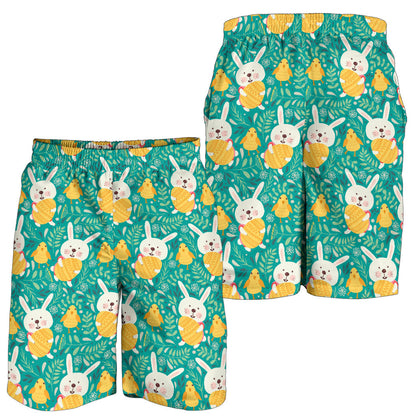 Easter Eggs Pattern Print Design RB02 Mens Shorts