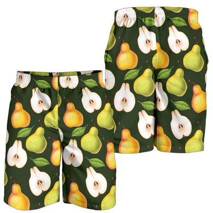 Pear Pattern Print Design PE06 Mens Shorts