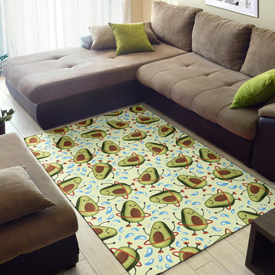 Avocado Pattern Print Design AC02 Area Rugs