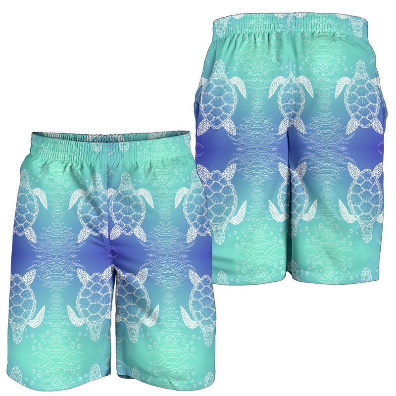 Sea Turtle Draw Mens Shorts